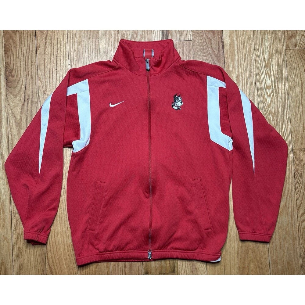 Nike Team Boston University Terriers 90’s Jacket Soccer Track Medium Full Zip